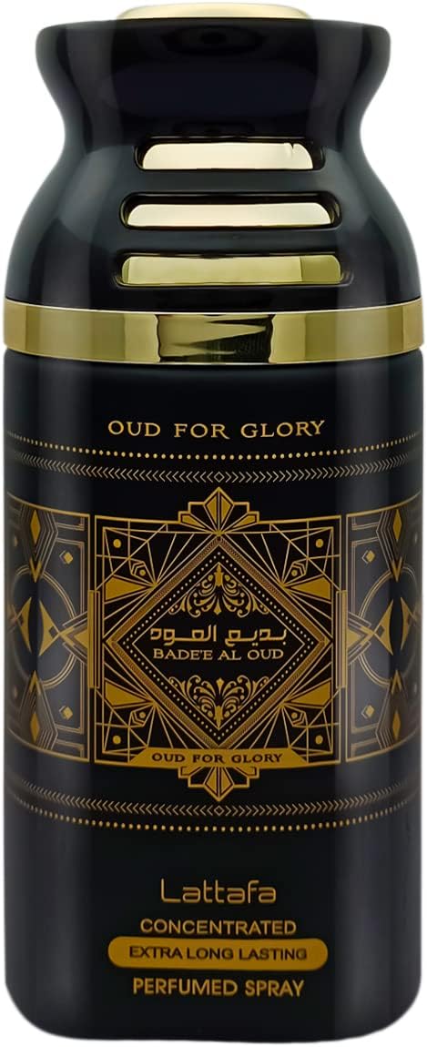 Oud For Glory Bade'e Al Oud Concentrated Extra Long Lasting Perfumed Spray By Lattafa 250ml 9 FL OZ.jpg