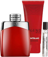 Mont Blanc Legend Red for Men 3 piece EDP Gift Set (3.3oz EDP, 3.3oz shower gel, 0.25oz travel spray)