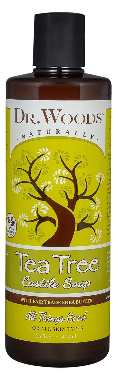 Dr. Woods Tea Tree Castile Soap With Shea Butter 16 fl oz ( 473 ml )