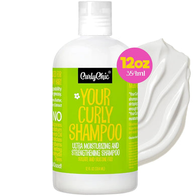 CurlyChic Your Curly Shampoo - Ultra Moisturizing And Strengthening Shampoo 12 fl oz 354 ml