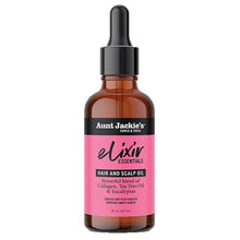 Aunt Jackie's Elixir Essentials Hair & Scalp Oil, Collagen, Tea Tree Oil & Eucalyptus, 2 oz