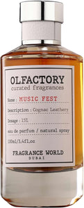 Olfactory Music Fest Fragrance World 100ml 3.4 FL OZ Curated Fragrances