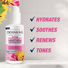 Dickinson's Original Witch Hazel Hydrating Toner + Serum with Rose Water 4fl oz