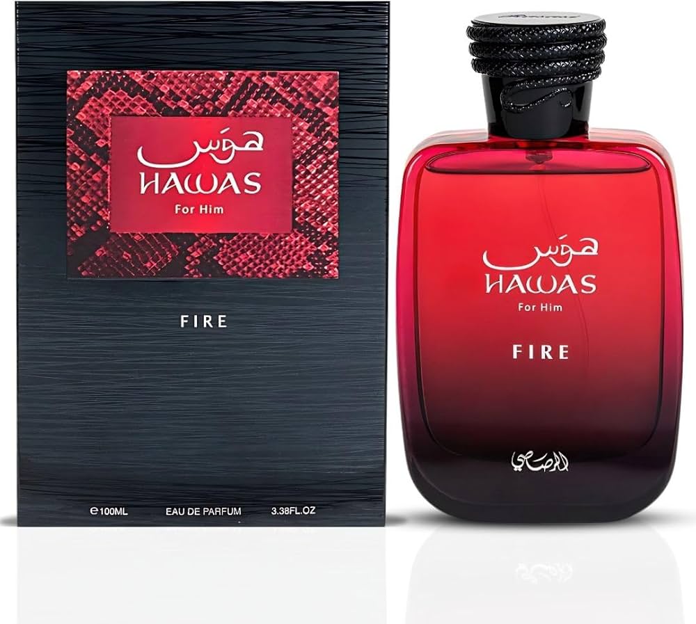 Hawas Fire for Him Eau De Parfum by Rasasi 100ml/3.38oz – Triple