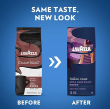 Lavazza Dolcevita Classico Ground Coffee 12oz Bag, Extra Dark Roast, Rich and Full-bodied, Intensity 5/5, Arabica and Robusta