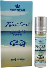 ZAHRAT HAWAII Concentrated Perfumes - Al Rehab Crown Perfumes ( 6ml  x 6 )