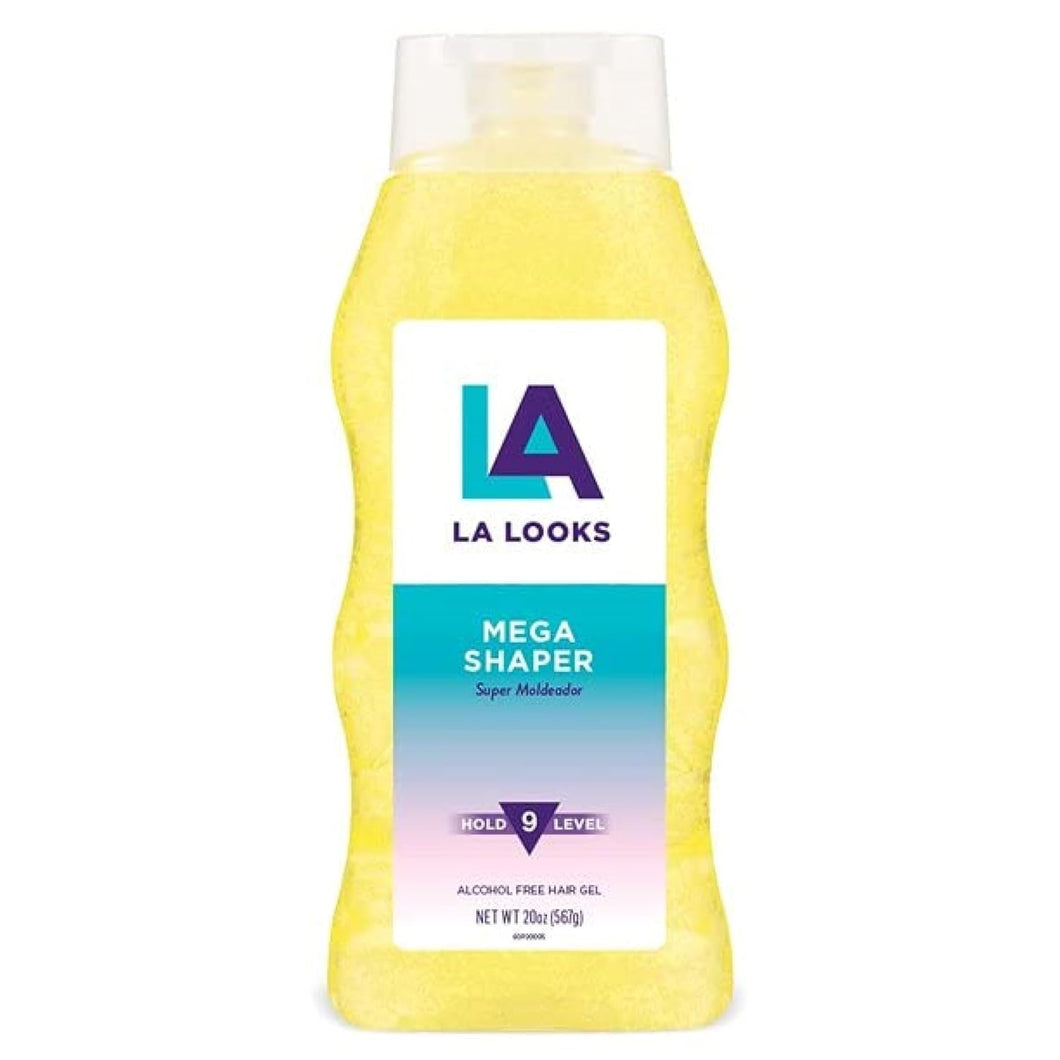 LA Looks Mega Shaper Super Moldeador Hold Level 9 Hair Gel 20oz