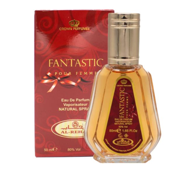 Fantastic Pour Femme Eau De Parfum Al Rehab Crown Perfumes 50ml 1.65 Fl Oz