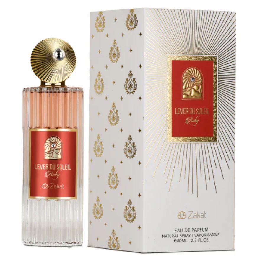 Lever Du Soleil Ruby Eau De Parfum By Zakat Zoghbi Parfums 80ml 2.7 FL OZ