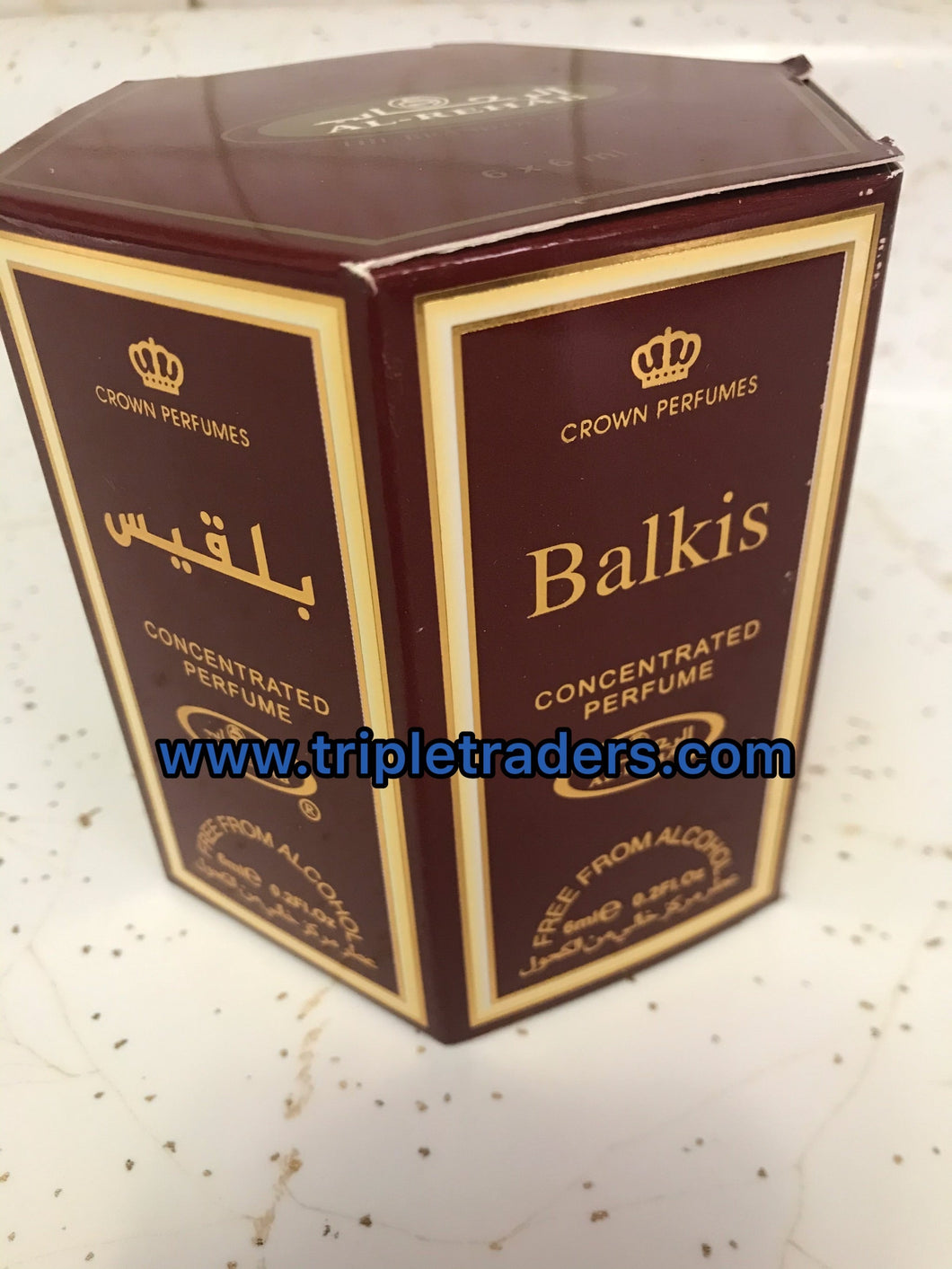 Box of 6 - Balkis Attar 6ml Rollon Bottle By Al-Rehab (UAE) Alrehab