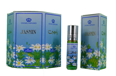Jasmin 6ml  Roll-On Perfume Oil By Al-Rehab Crown Perfumes (Box Of 6)
