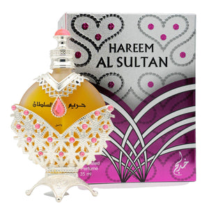 Khadlaj Hareem Al Sultan Silver for Women CPO - Concentrated Perfume Oil (Attar) 35 ML (1.18 oz)