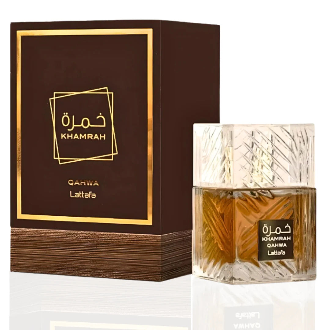 Khamrah Qahwa Eau De Parfum By Lattafa 100ml 3.4 FL OZ – Triple Khamrah Qahwa Eau De Parfum By Lattafa 100ml 3.4 FL OZ – Triple