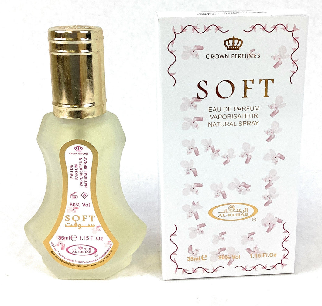 Soft - Al-Rehab Eau De Natural Perfume Spray - 35 ml (1.15 fl. oz) by Alrehab