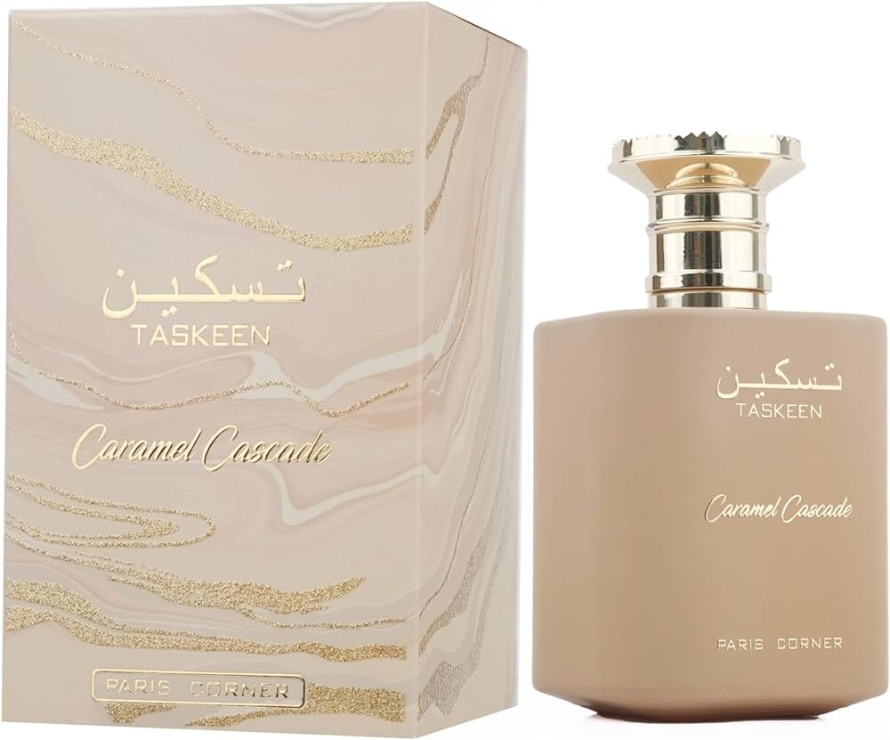 Taskeen Caramel Cascade Eau De Parfum By Paris Corner 100ml 3.4 FL OZ