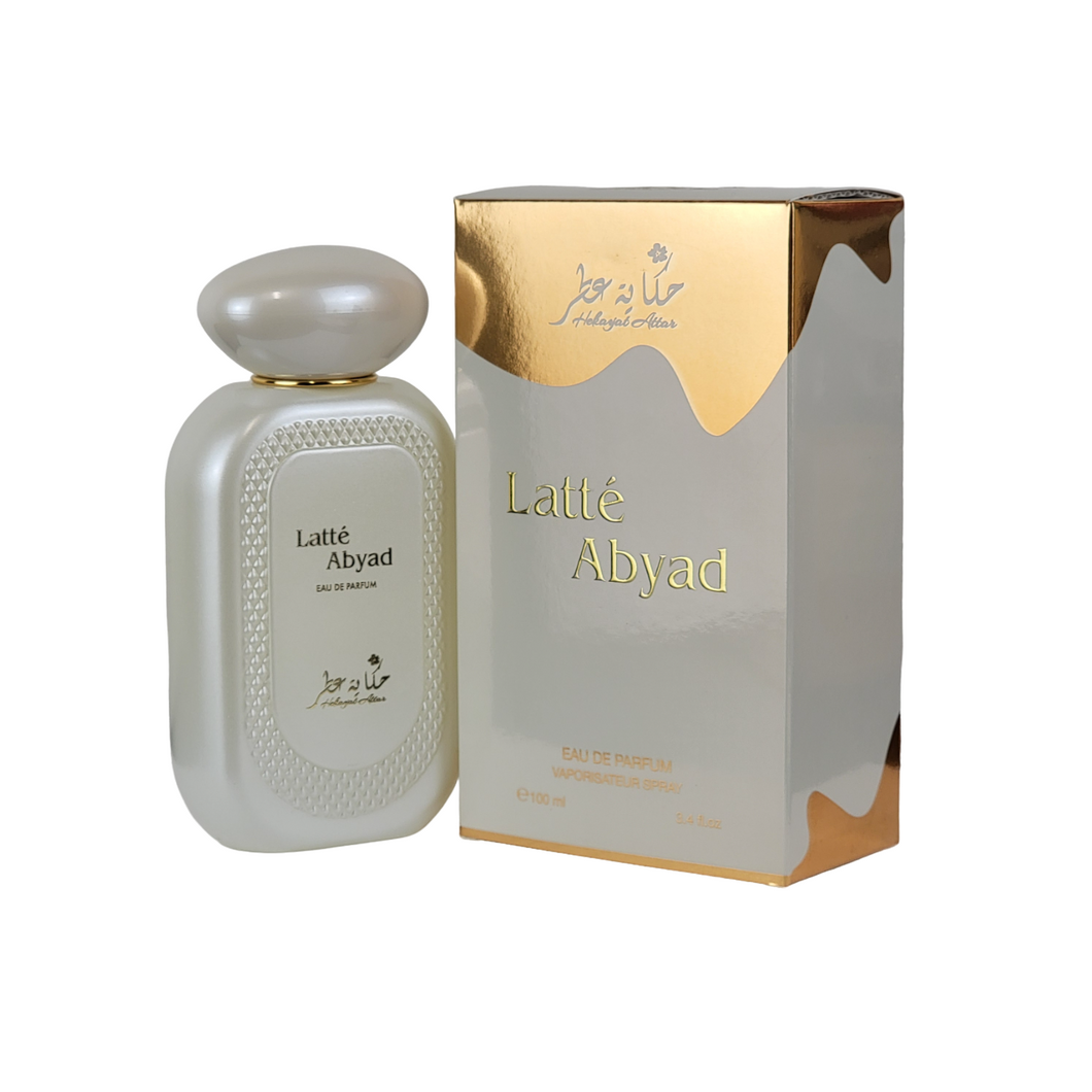 Latte Abyad Eau De Parfum by Hekayat Attar 100ml 3.4 FL OZ