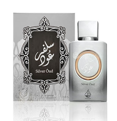 Silver Oud Eau De Parfum By Lattafa 100ml 3.4 FL OZ