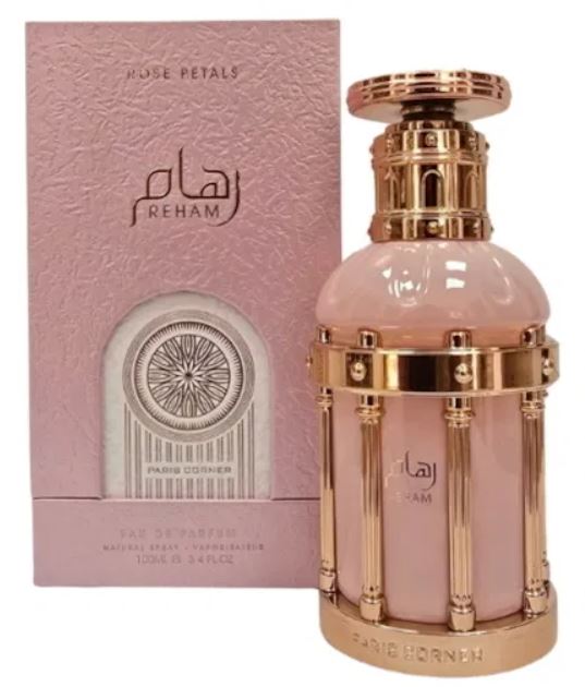 Rose Petals Reham Eau De Parfum By Paris Corner 100ml 3.4 FL OZ