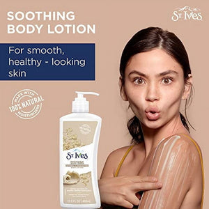 St. Ives Soothing Oatmeal & Shea Butter Body Lotion 13.5 FL OZ (400ml)