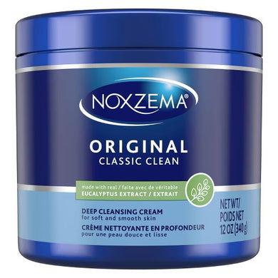 Noxzema Original Classic Clean Eucalyptus Extract Deep Cleansing Cream Wash 12 OZ (340ml)