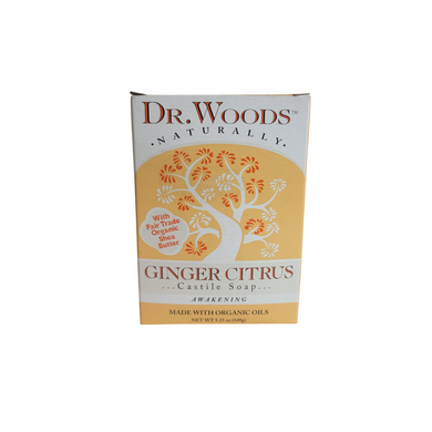 Dr. Woods Ginger Citrus Castile Soap 5.25 oz ( 149g )