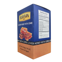 Rayaan Clover Honey With Comb Made In Egypt 16 oz (454 gr)