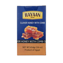 Rayaan Clover Honey With Comb Made In Egypt 16 oz (454 gr)