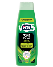 3 in 1 for Men Fresh Energy Shampoo, Conditioner, & Body Wash by Alberto Vo5 15fl oz