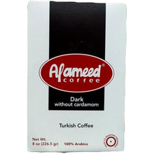 Al Ameed Dark Without Cardamom Turkish Coffee 8oz (226.5g)