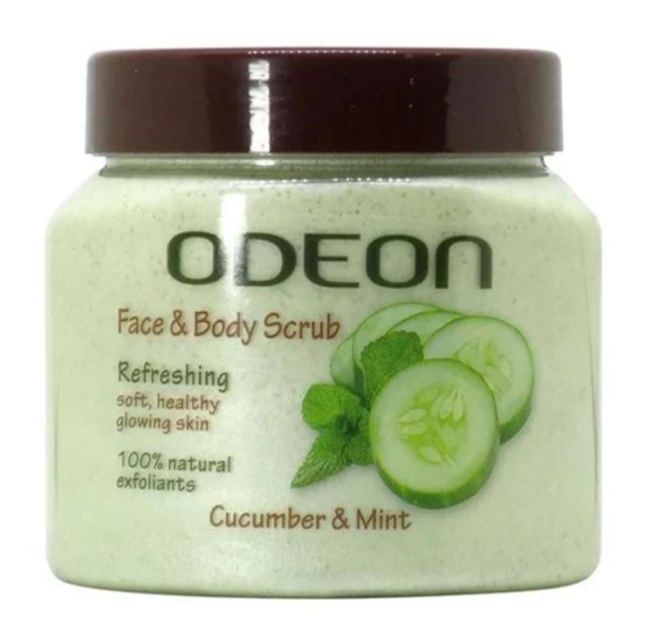 ODEON Cucumber & Mint Face & Body Scrub 300ml