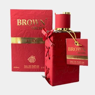 Brown Orchid - Ruby - By Fragrance World - 80ml 2.72 FL OZ