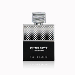 Intense Silver Pour Homme Eau De Parfum By Fragrance World 100ml 3.4 FL OZ
