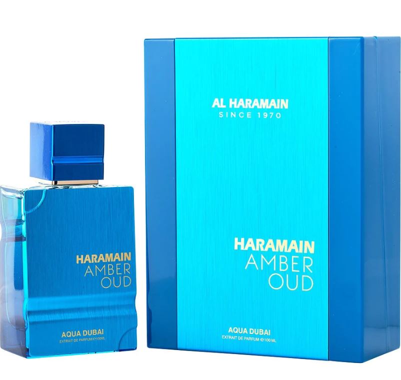 香水(男性用) Al Haramain Amber Oud Aqua Dubai 100 ml. Haramain Aqua Dubai Amber Oud Eau De Parfum By Al Haramain 100ml