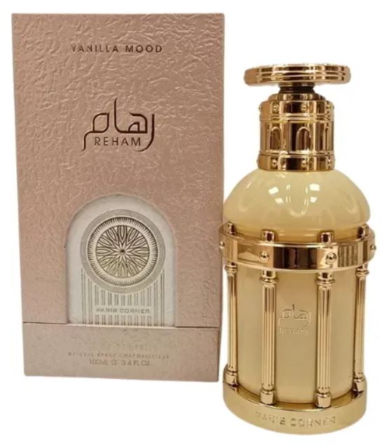 Vanilla Mood Reham Eau De Parfum By Paris Corner 100ml 3.4 FL OZ