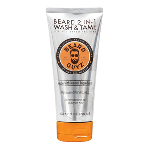 Beard Guyz 2-in-1 Wash & Tame for Beard By Van Der Hagen 6.7 Fl Oz (200ml)