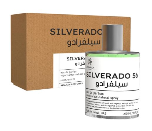 Silverado 56 Eau De Parfum By Amaran 100ml 3.4 FL OZ