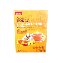 Instant Honey Ginger Drink Original By Lipatea 20x Sachets (18g x 20) Net Wt 12.6 OZ (360g)
