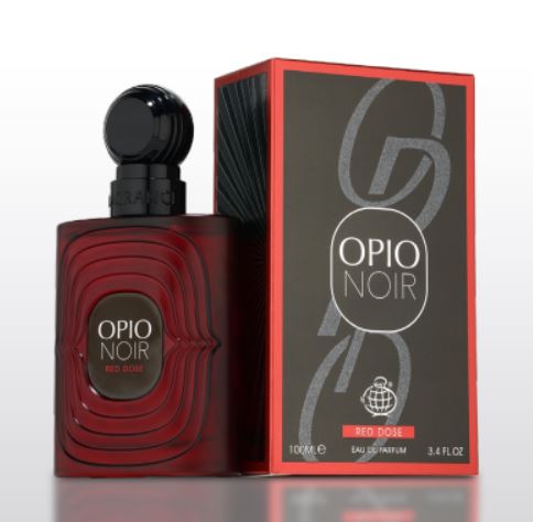Opio Noir Red Dose Eau De Parfum By Fragrance World 100ml 3.4 fl oz