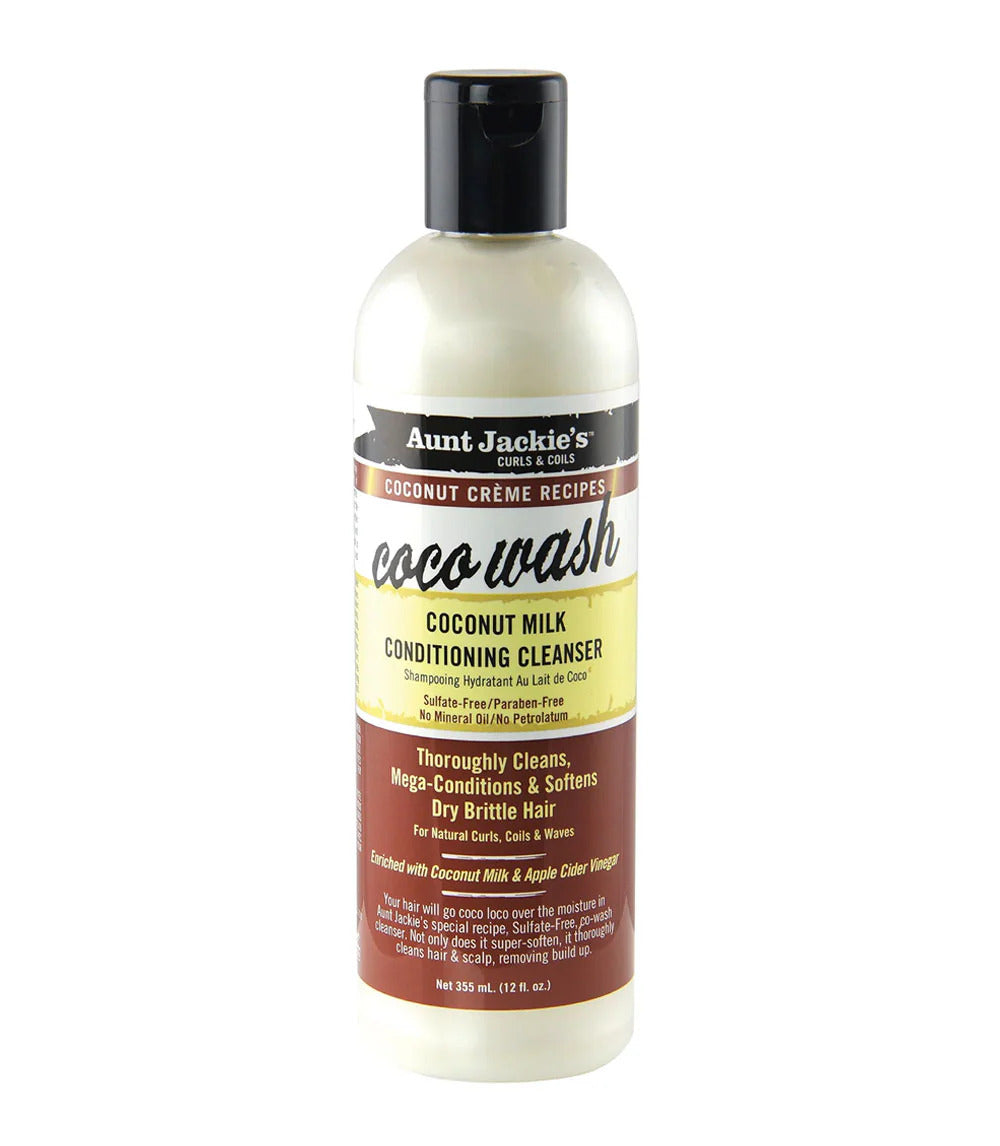 Aunt Jackie's Coco Wash Coconut Milk Conditioning Cleanser 355ml (12 oz)