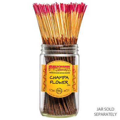 Champa Flower 100x Incense Sticks By Wildberry Made in USA 100 count stick bundle