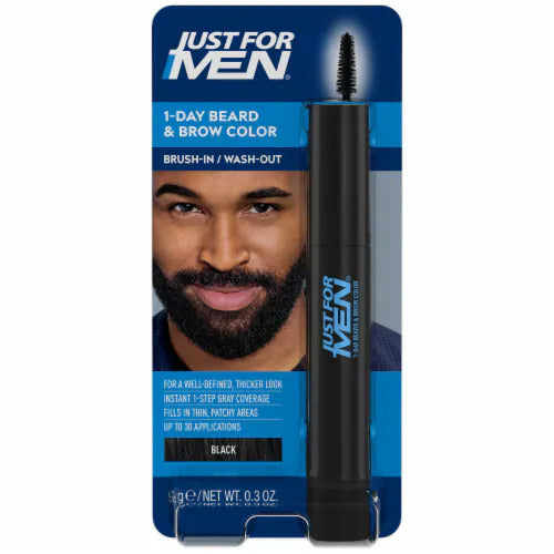 Just For Men Black 1-Day Beard & Brow Color 9g (0.3oz)