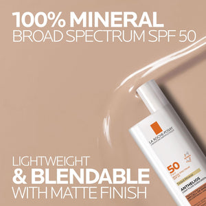 Anthelios  Sunscreen SPF 50+ Tinted Mineral | Broad Spectrum SPF Blendable Tint By La Roche-Posay 50ML