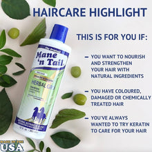 Mane 'N Tail Herbal Gro Olive Oil Infused Strengthens & Nourishes Shampoo - 27.05 fl oz