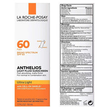 Anthelios Light Fluid Facial Sunscreen SPF 60 | Lightweight Sunscreen For Face By La Roche-Posay 50ML