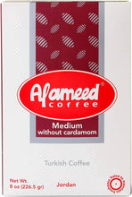 Al Ameed Medium Without Cardamom Turkish Coffee 8oz (226.5g)