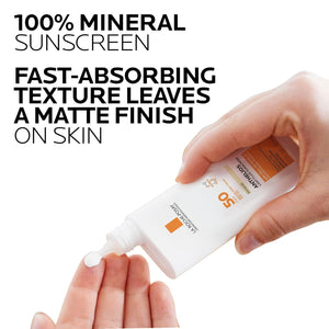 Anthelios  Sunscreen SPF 50+ Mineral | Broad Spectrum SPF + Antioxidants By La Roche-Posay 50ML