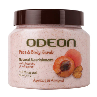 ODEON Apricot & Almond Face & Body Scrub 300ml