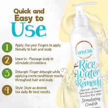 CurlyChic Rice Water Remedy Revitalizing Condish (Leave-In Conditioner) 8 fl oz (239ml)