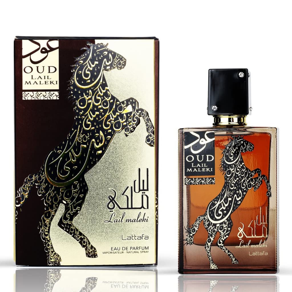 Oud Lail Maleki Oud Eau De Parfum By Lattafa 100ml 3.4 FL OZ