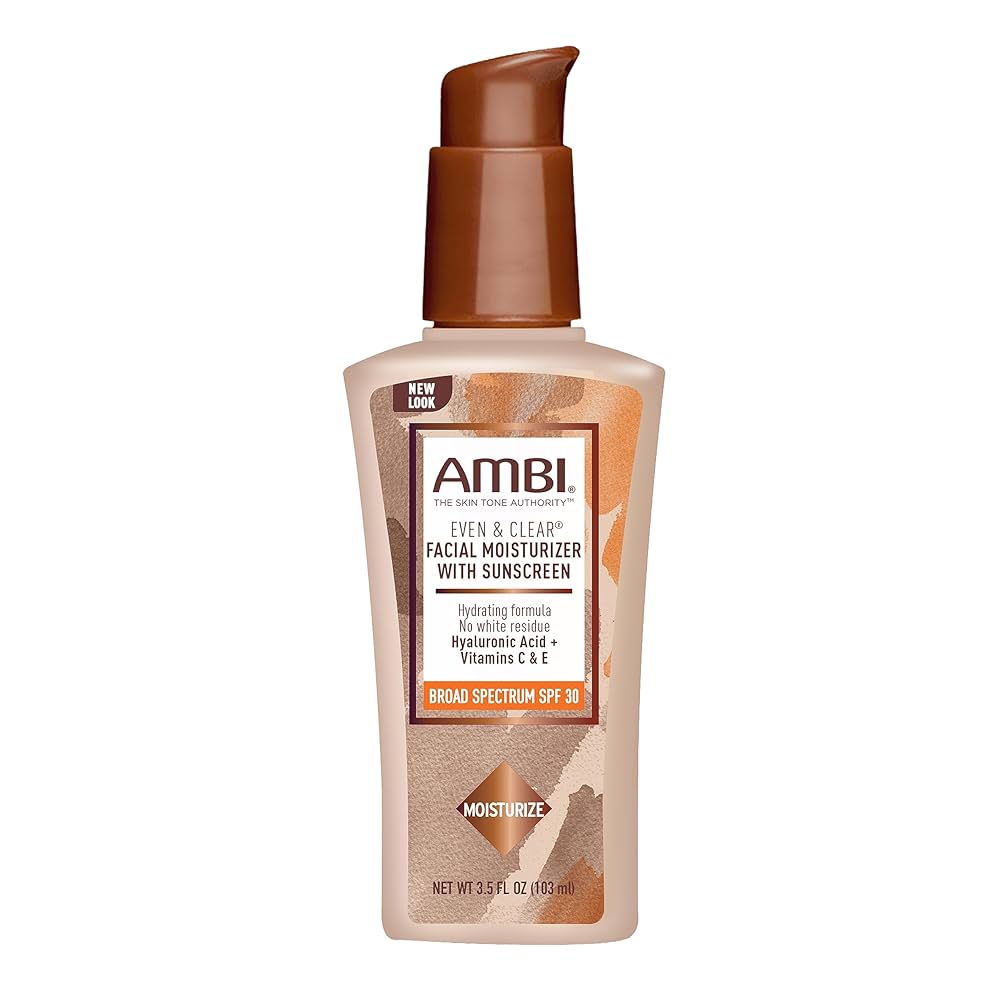 Ambi Even & Clear Daily Facial Moisturizer with SPF 30, 3.5fl oz